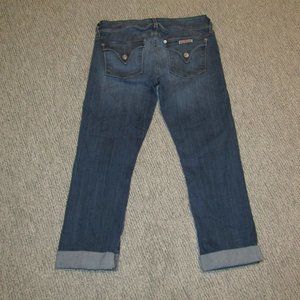HUDSON Ginny Crop Straight Cuff Jeans Size 29